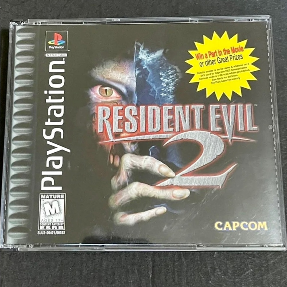 RESIDENT EVIL II FOR PLAYSTATION NM CONDITION